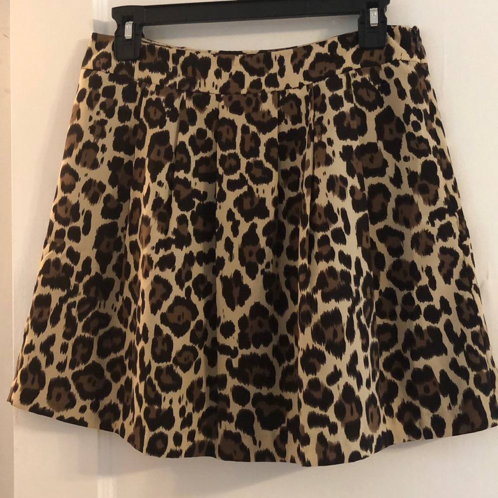 Banana Republic leopard print skirt
